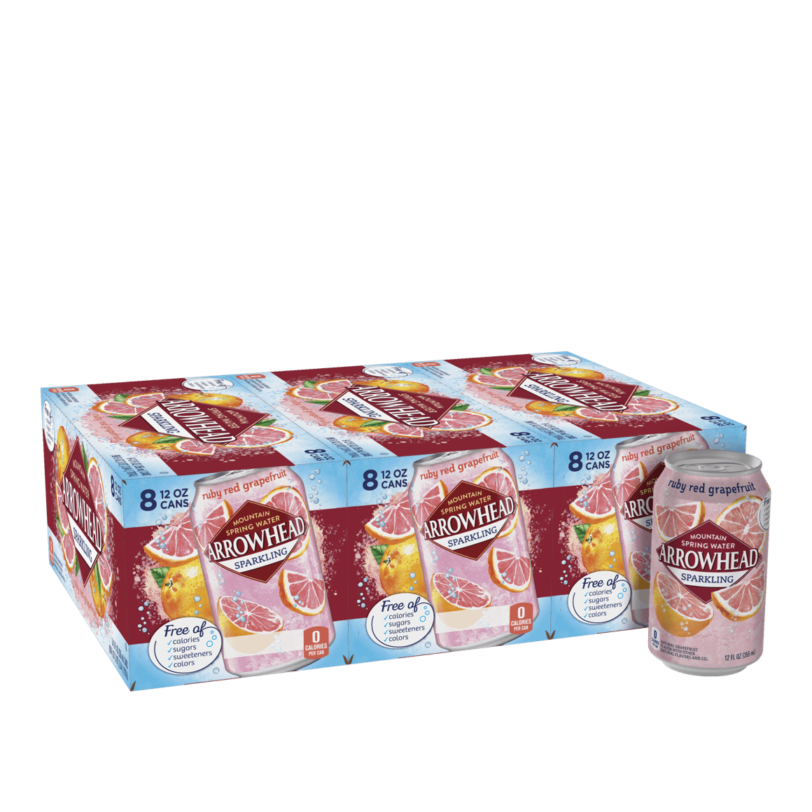 Arrowhead® Brand Sparkling 100% Mountain Spring Water - Ruby Red Grapefruit