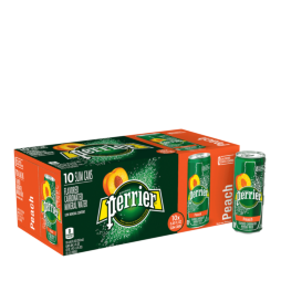 Perrier® Sparkling Carbonated Mineral Water Slim Cans - Peach