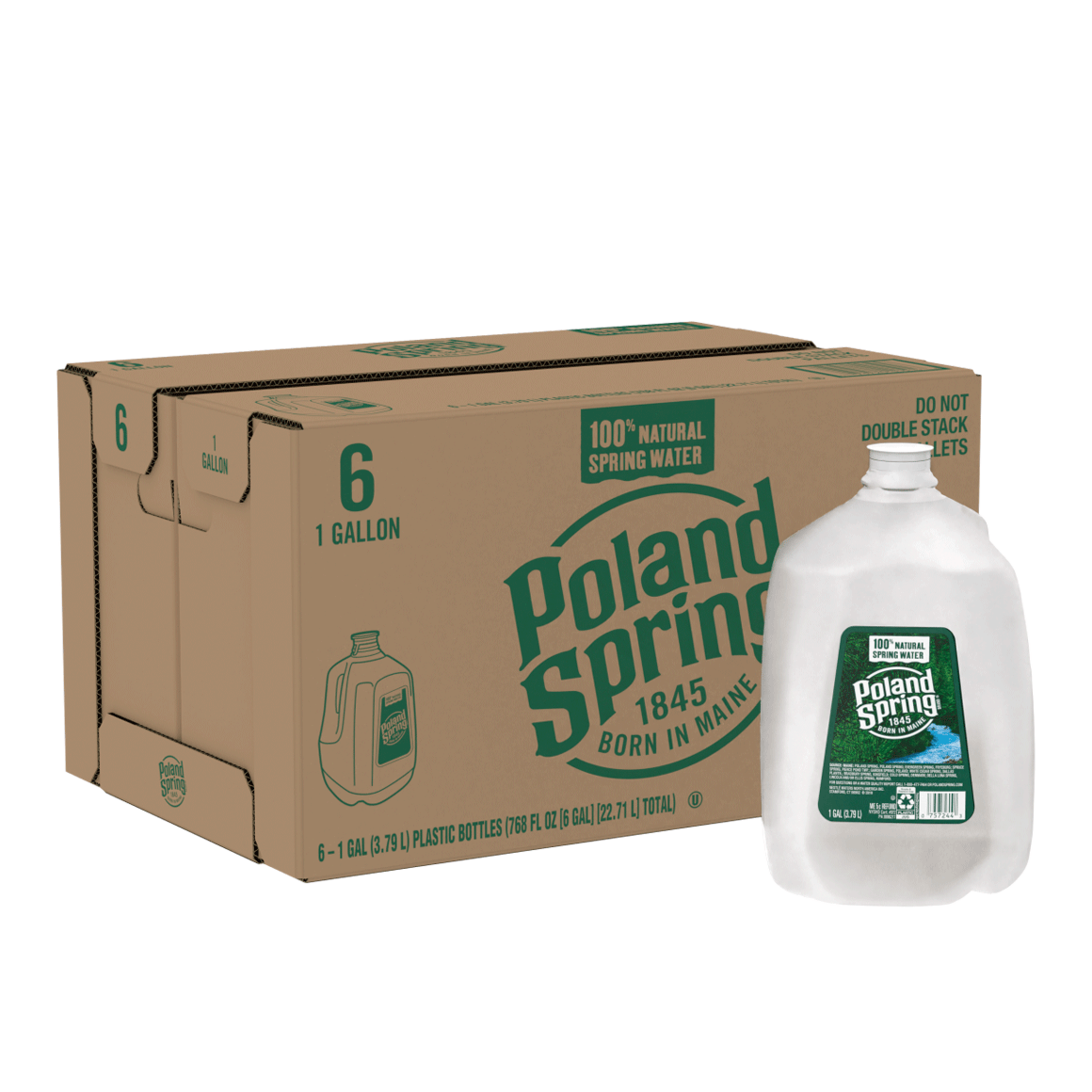 Poland Spring Bottled Water 1 Gallon 6 Pack Readyrefresh
