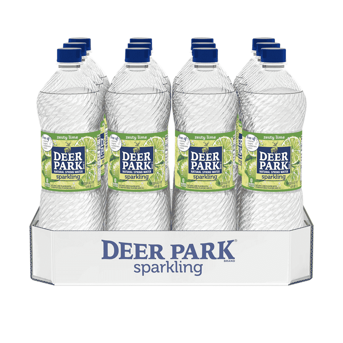 Deer Park® Zesty Lime Sparkling Water 1 Liter 12Pack ReadyRefresh