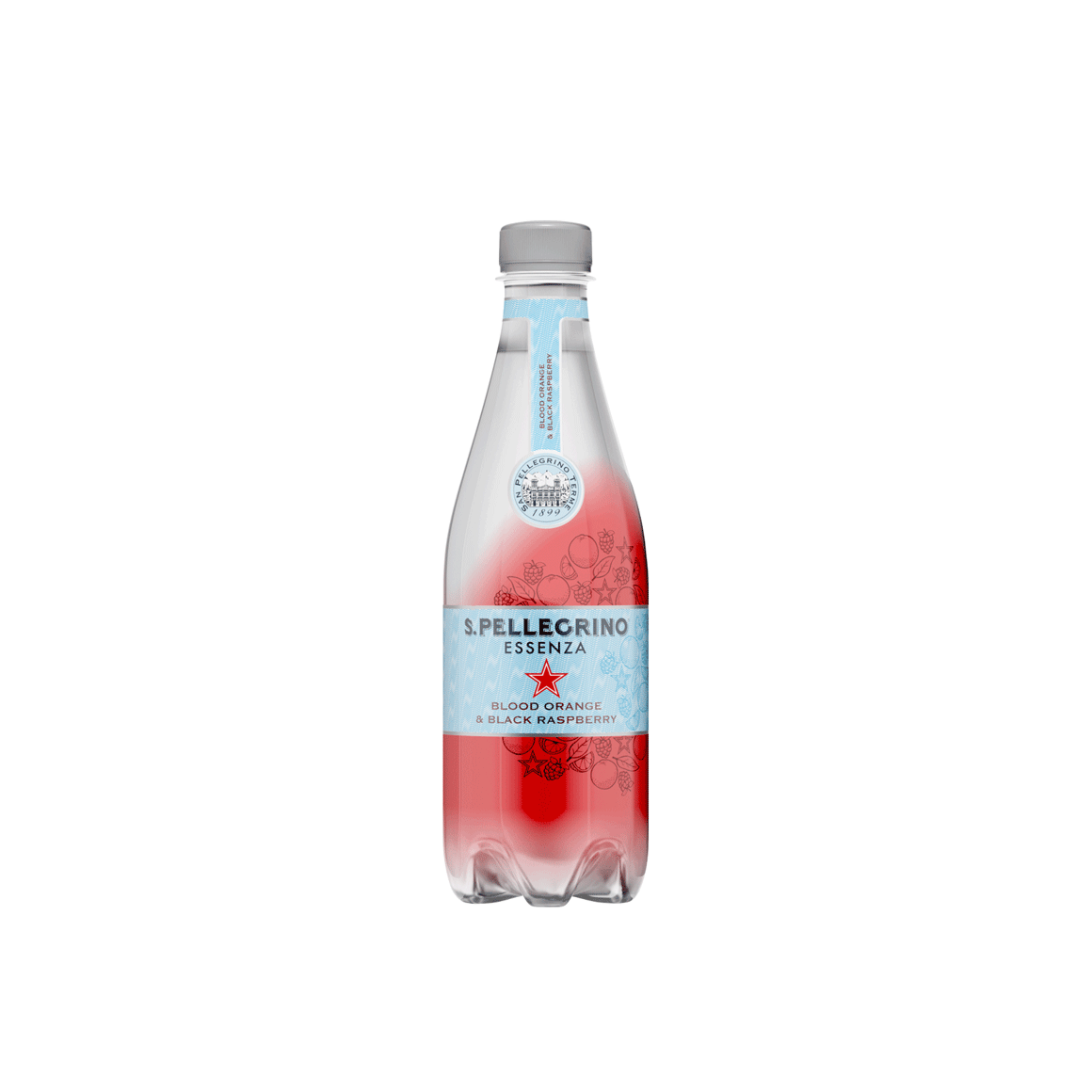S.Pellegrino® Essenza™ Blood Orange & Black Raspberry Sparkling Natural Mineral Water - Plastic Image1