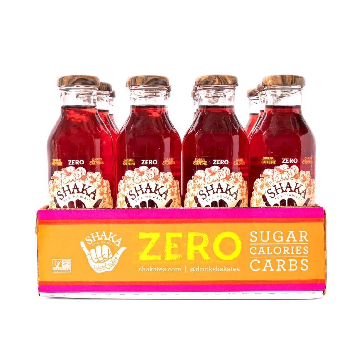 Shaka Tea® Mango Hibiscus Hawaiian Iced Tea Image1