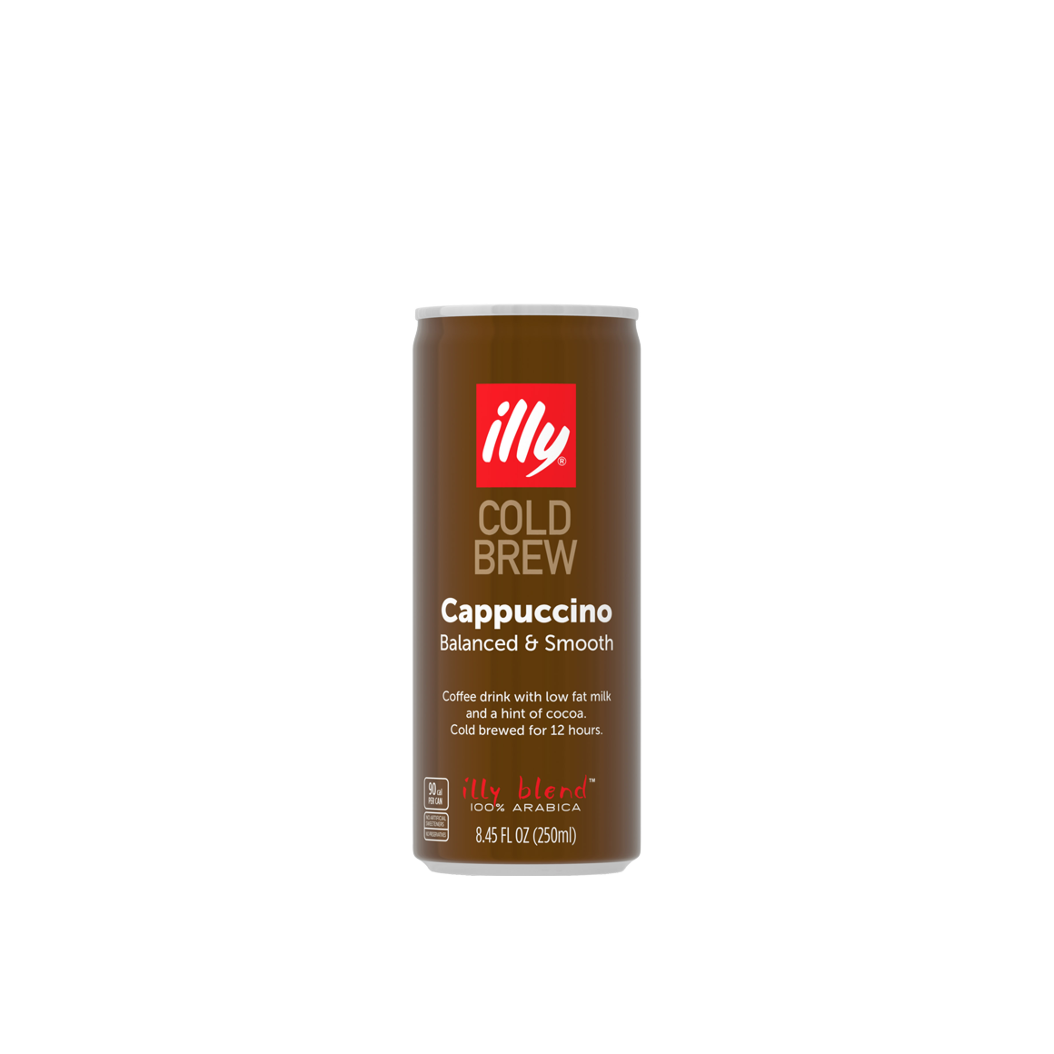 a can of illy cold brew ready to drink cappucino Image1