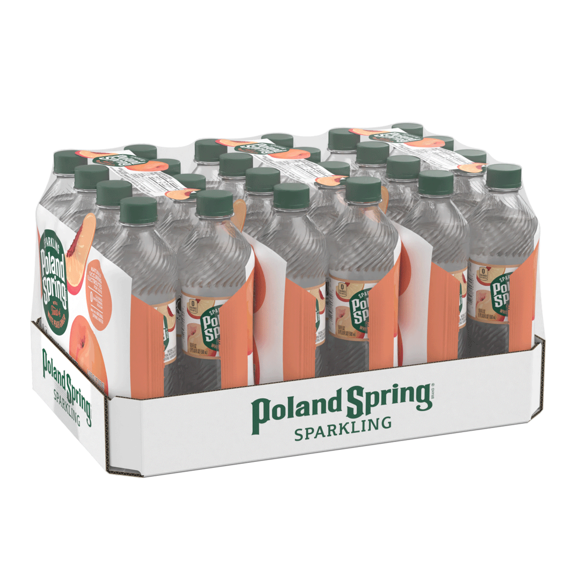 Poland Spring® White Peach Ginger Sparkling Water Image1