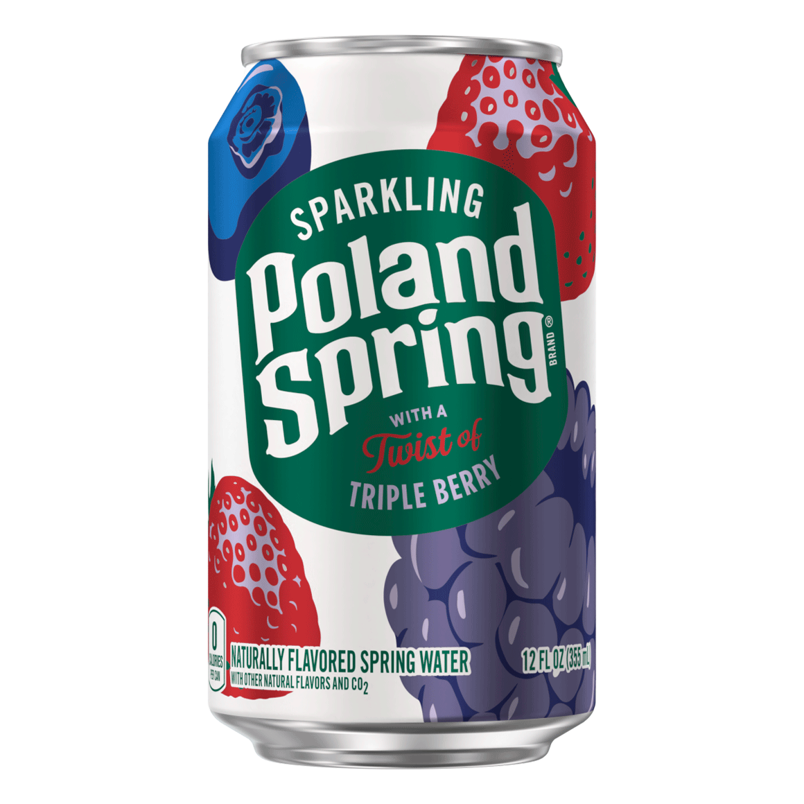 Poland Spring® Triple Berry Sparkling Water Image2