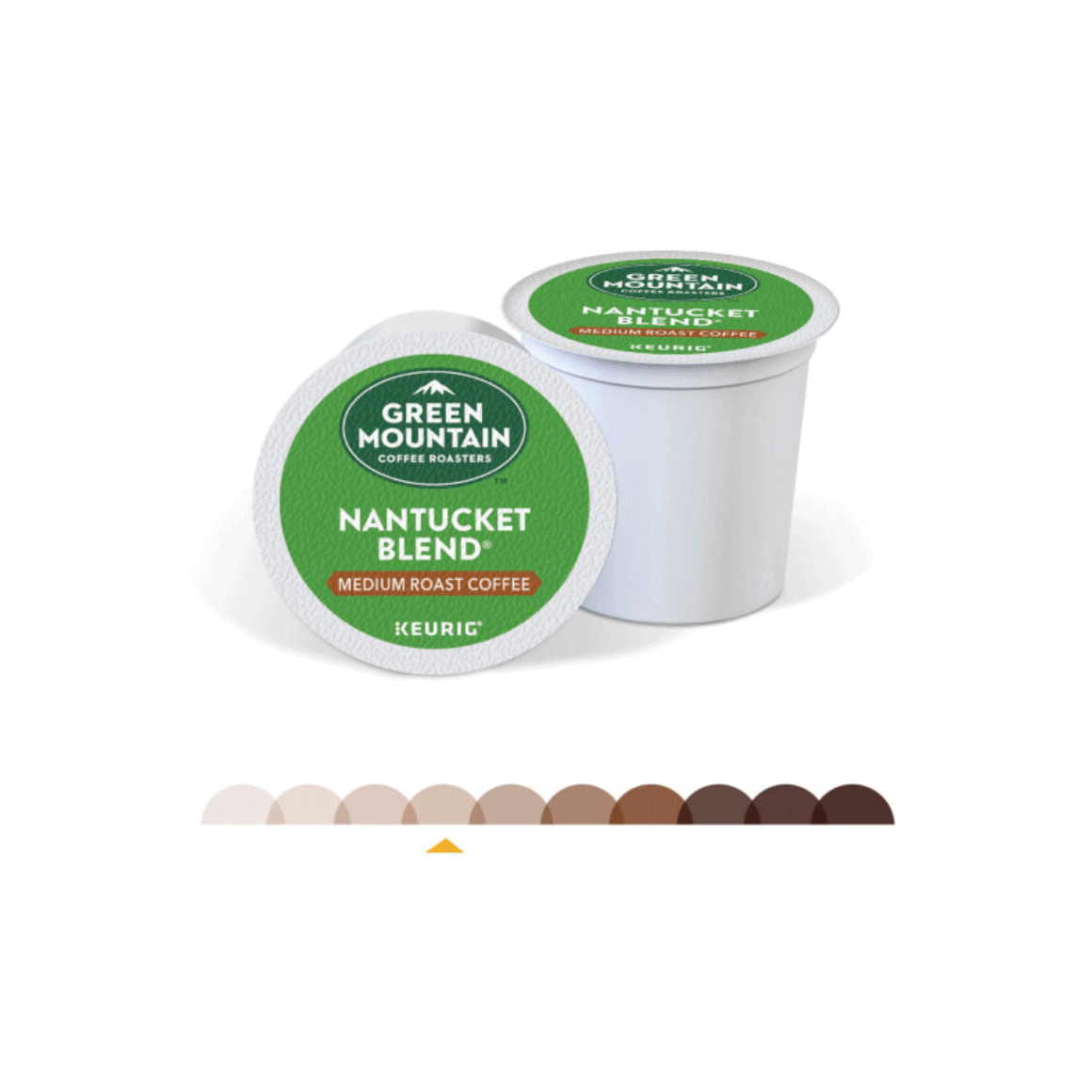 green mountain k cup nantucket blend coffee pod, roast profile medium Image2
