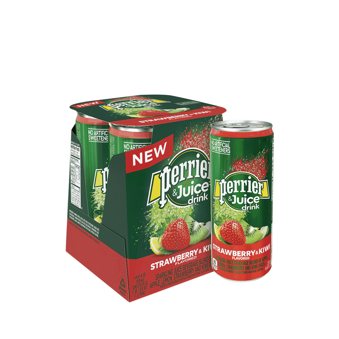 Perrier® & Juice Carbonated Mineral Water - Strawberry & Kiwi