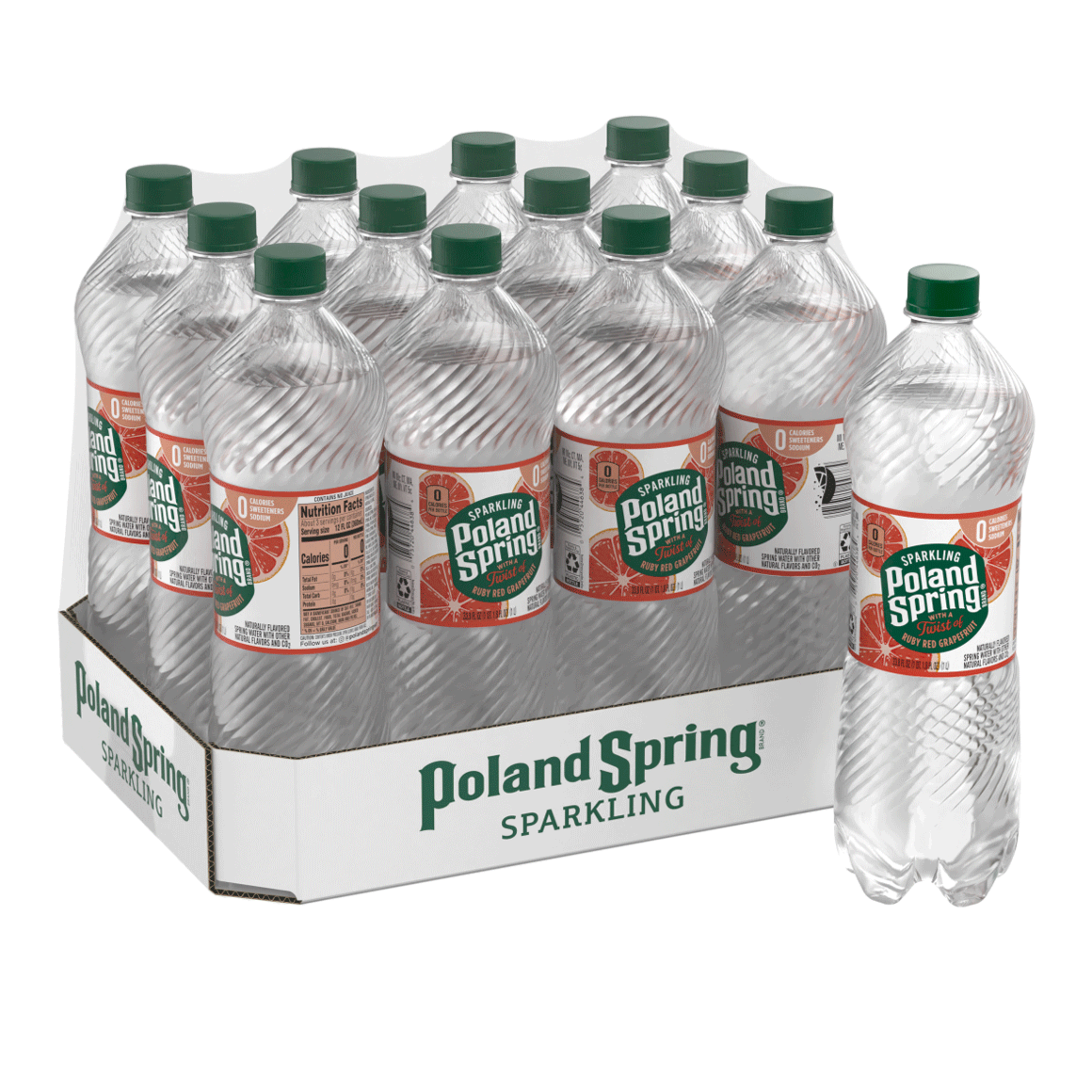 Poland Spring® Ruby Red Grapefruit Sparkling Water