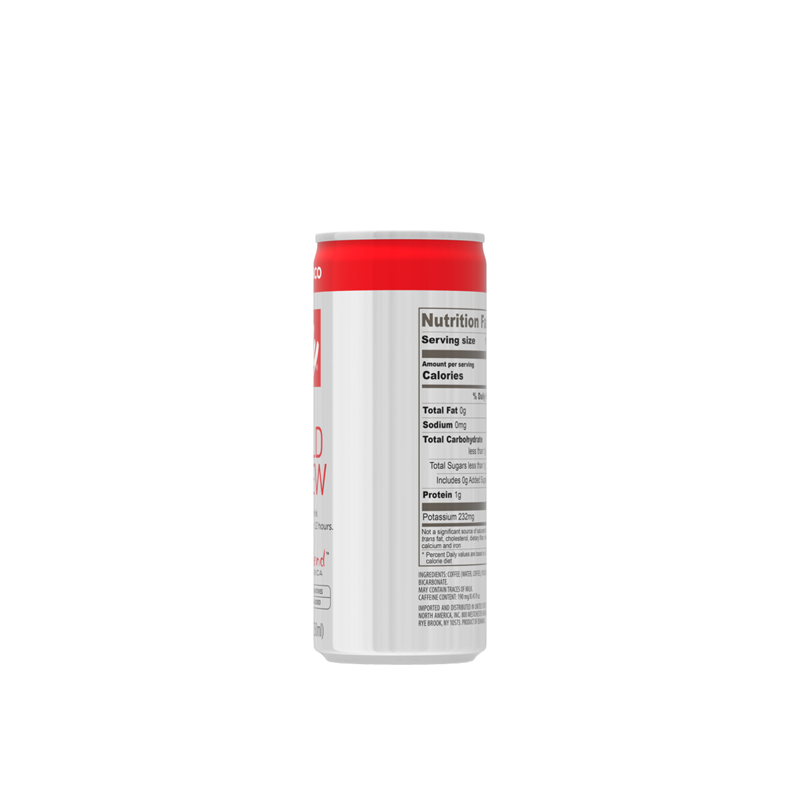 right side of a can of illy cold brew coffee Image2