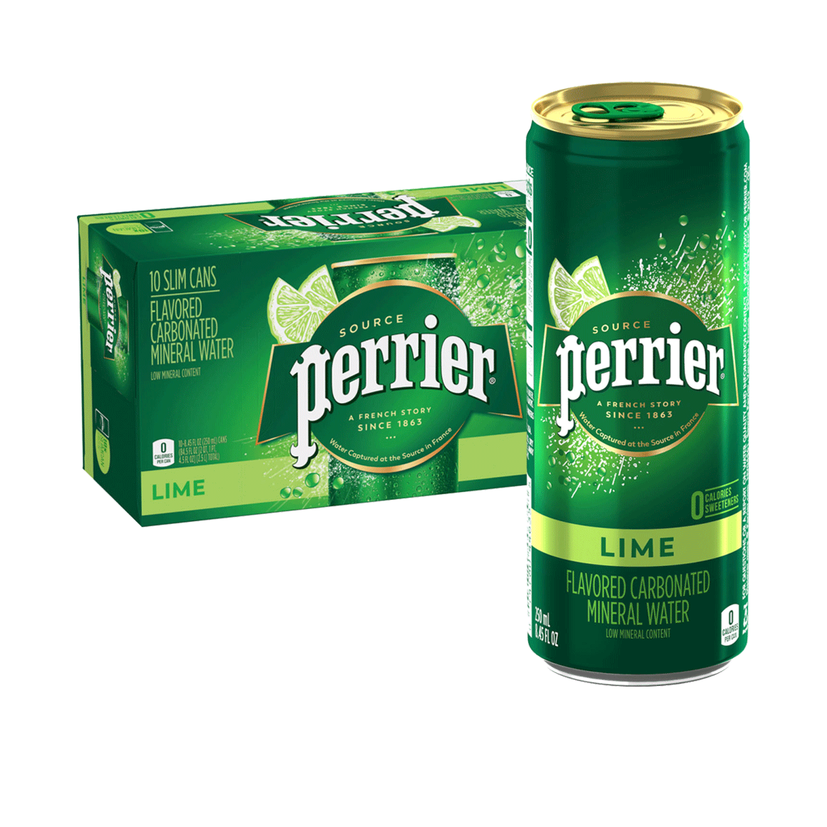 Perrier Lime Sparkling Carbonated Water 8 Oz Cans 10 Pack ReadyRefresh perrier-lime-sparkling-carbonated-water-8-oz-cans-10-pack-readyrefresh