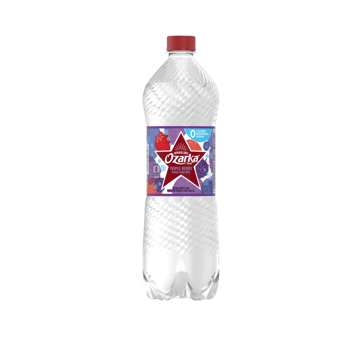 Ozarka® Brand Sparkling 100% Natural Spring Water - Triple Berry Image2