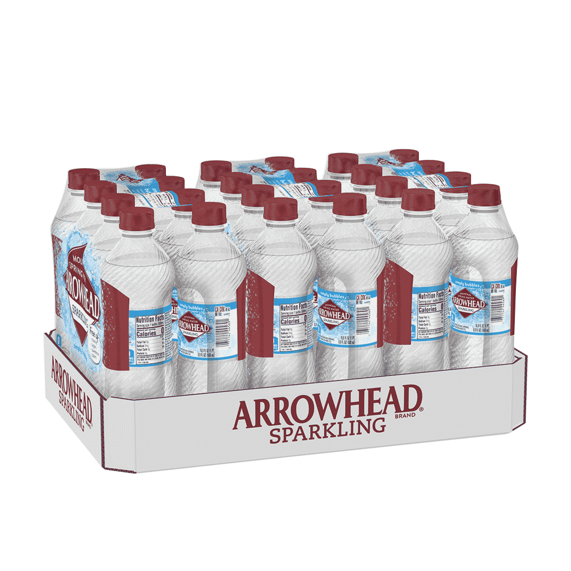Arrowhead® Brand Sparkling 100% Mountain Spring Water - Simply Bubbles Image2