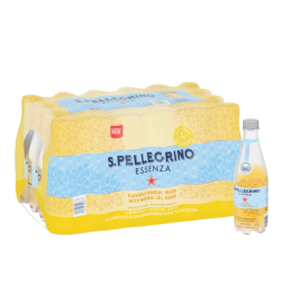 S.Pellegrino® Essenza™ Lemon & Lemon Zest Sparkling Natural Mineral Water - Plastic
