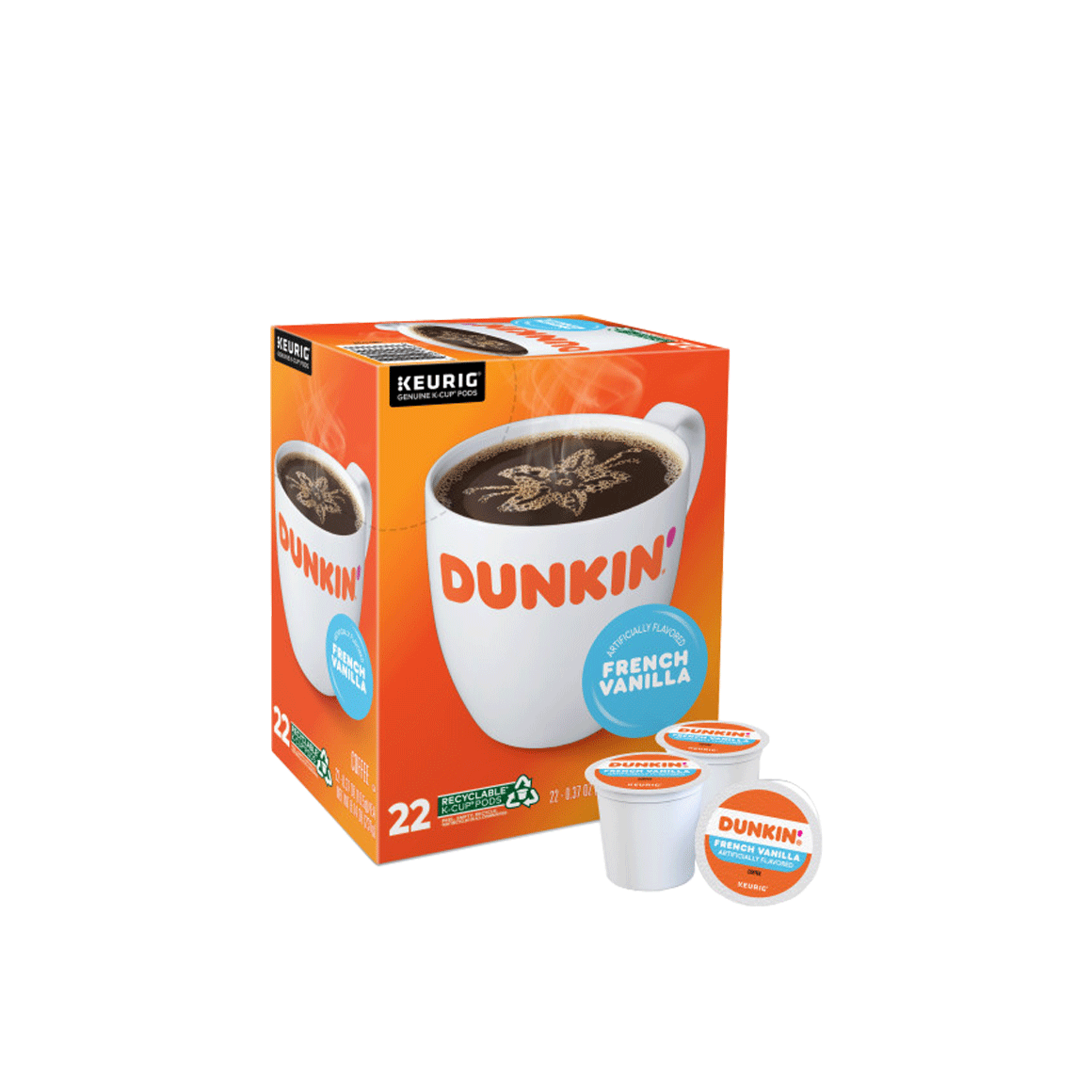 Dunkin'® French Vanilla Flavored Coffee K-Cup Pods®