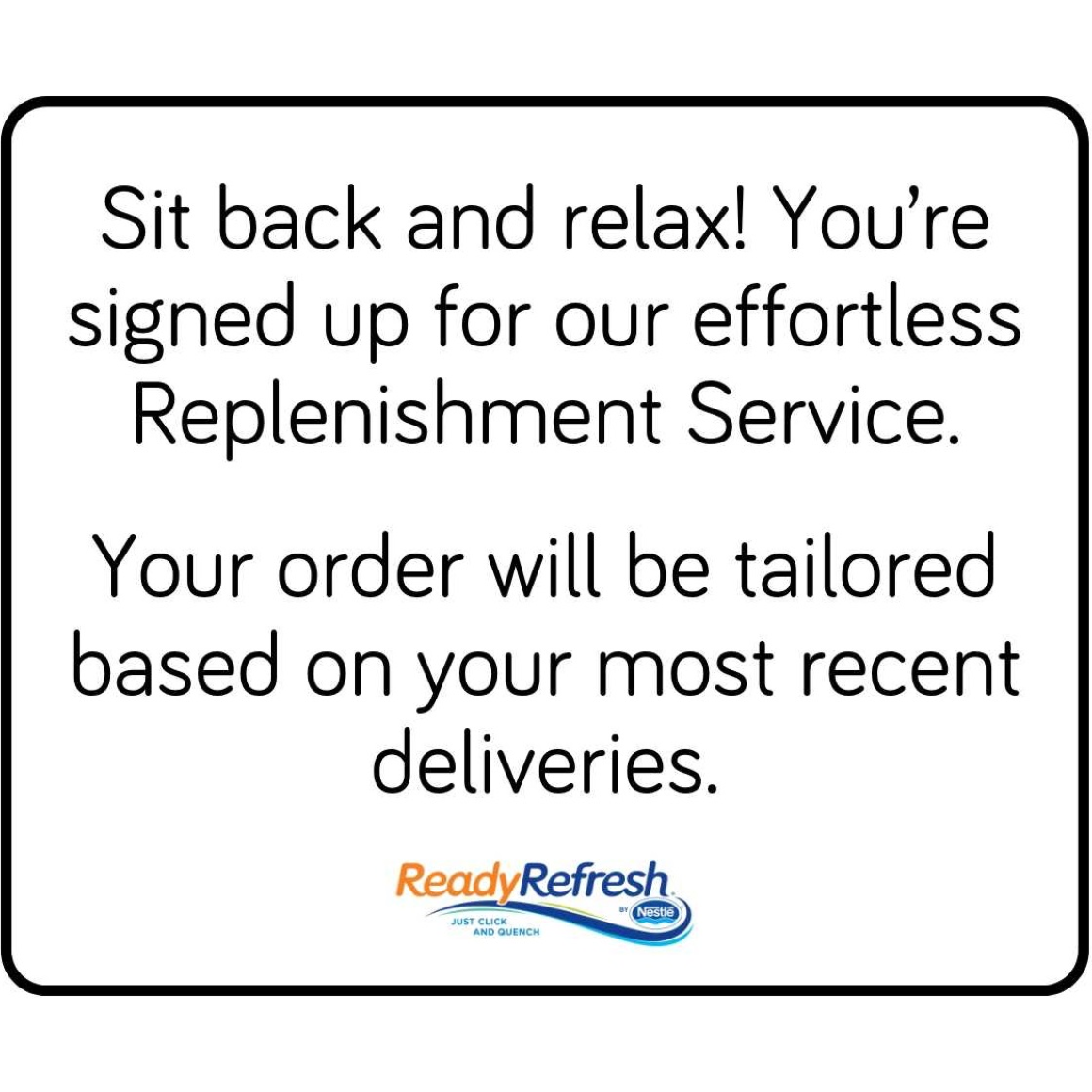 Replenishment Service - 0 - Others - 1 of 1