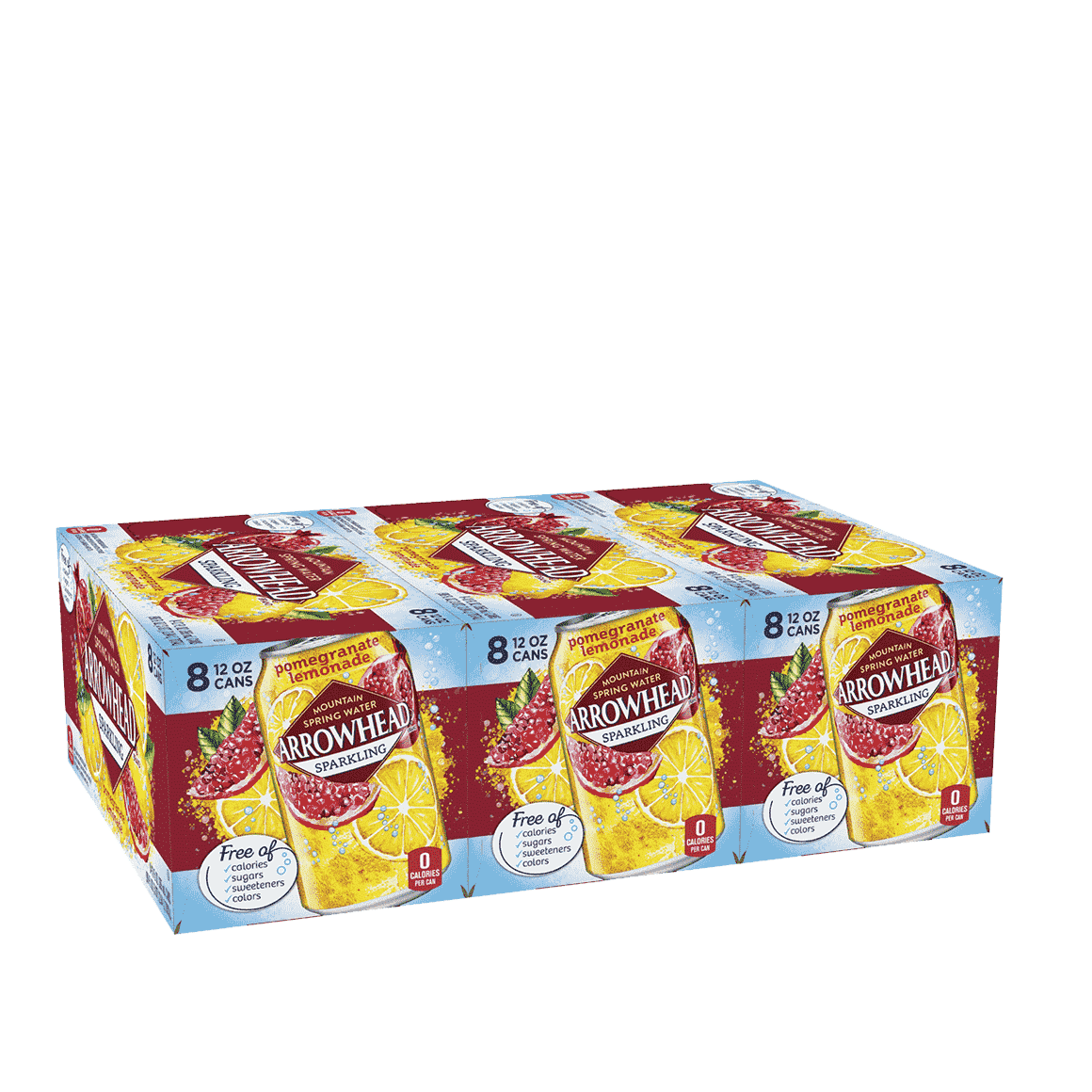 Arrowhead® Brand Sparkling 100% Mountain Spring Water - Pomegranate Lemonade Image1