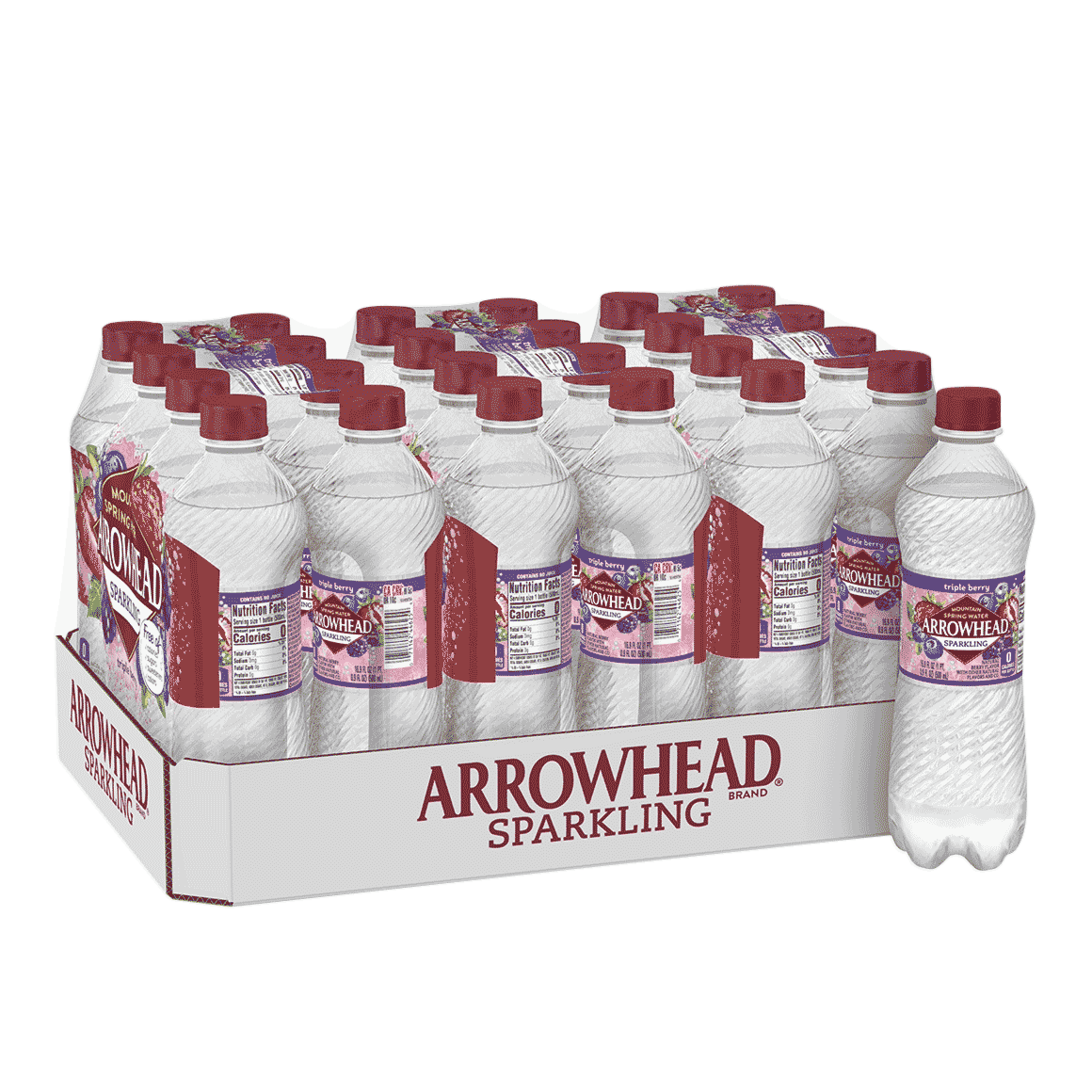 Arrowhead® Brand Sparkling 100% Mountain Spring Water - Triple Berry