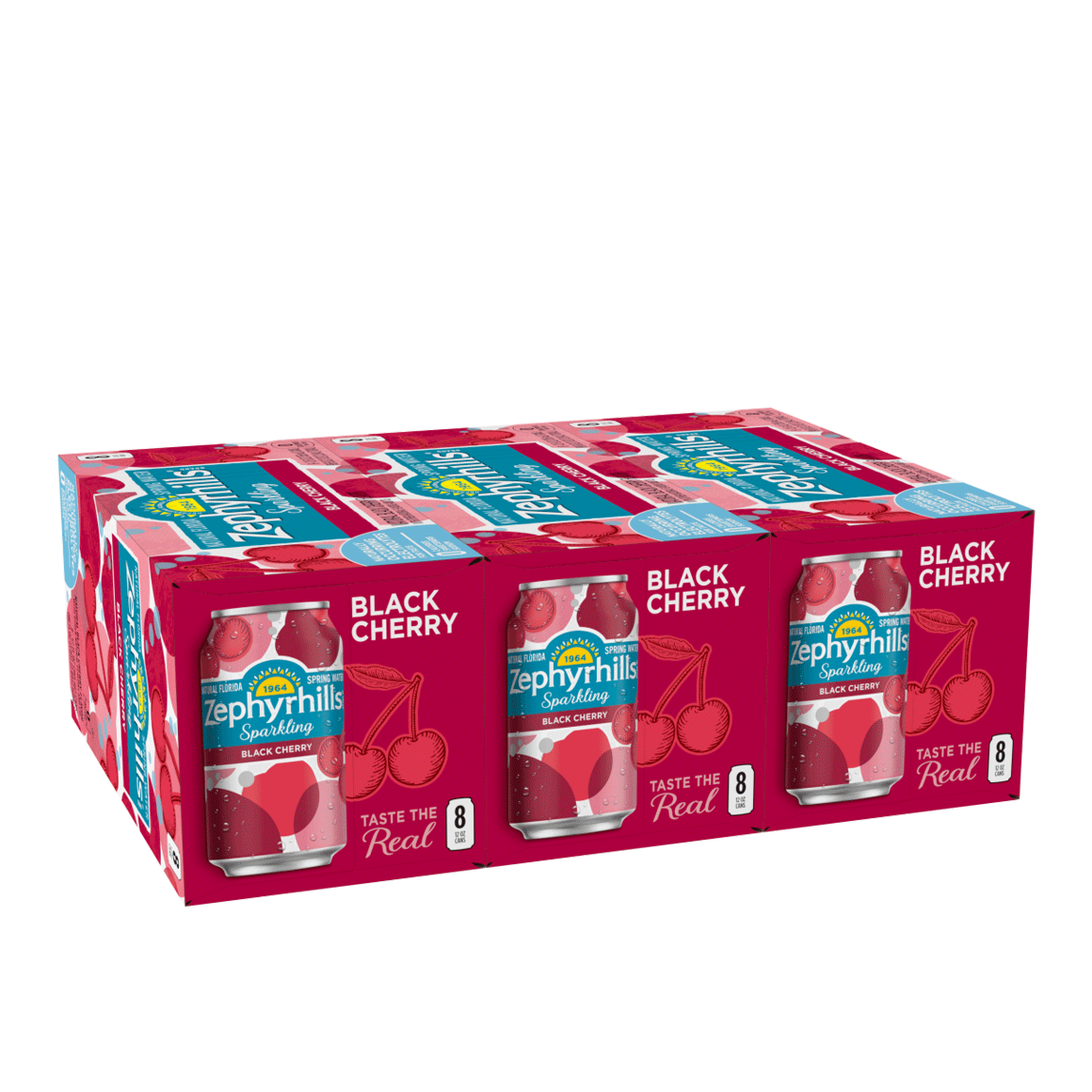 Zephyrhills® Black Cherry Sparkling Water Image1