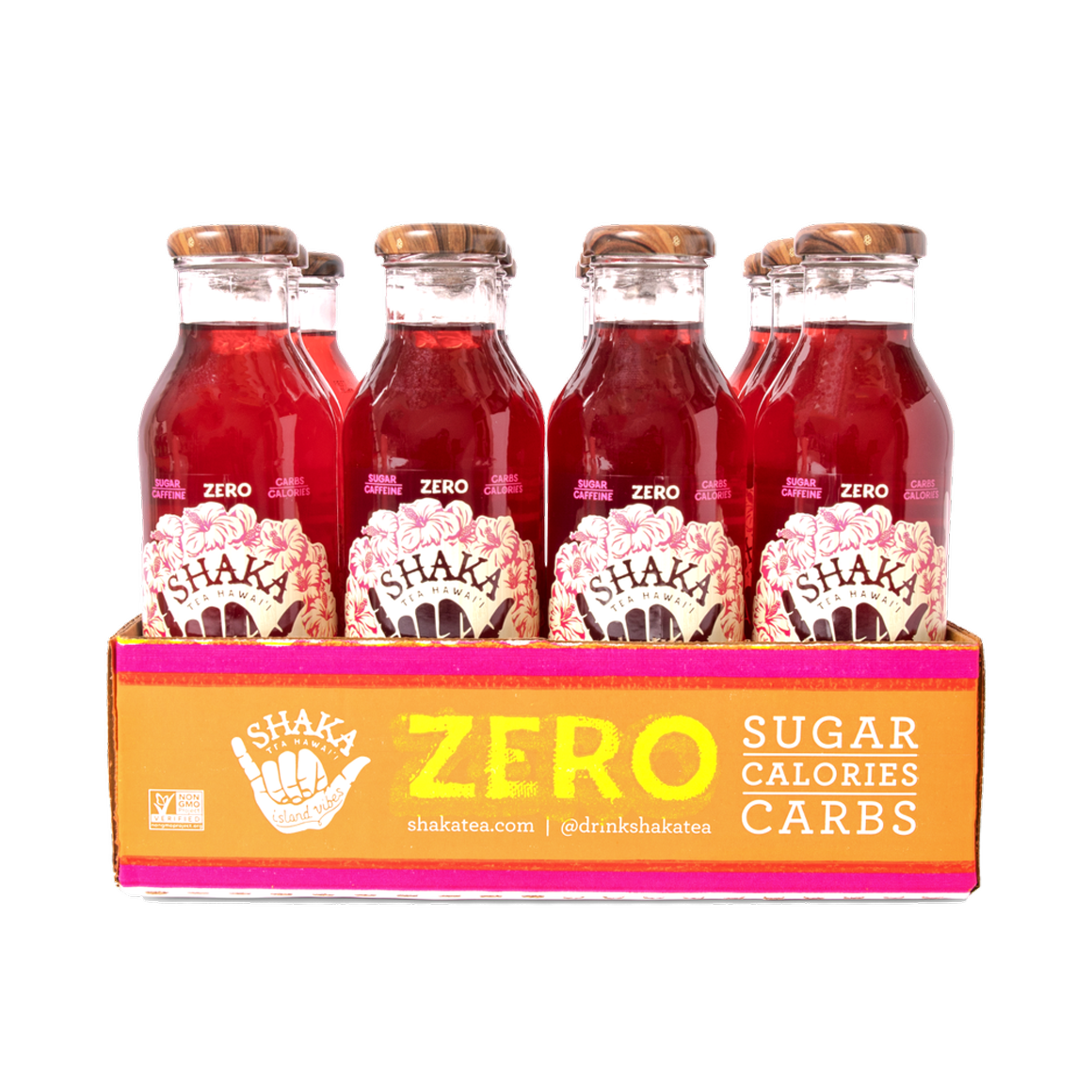 Shaka Tea® Guava Ginger Blossom Hawaiian Iced Tea Image1