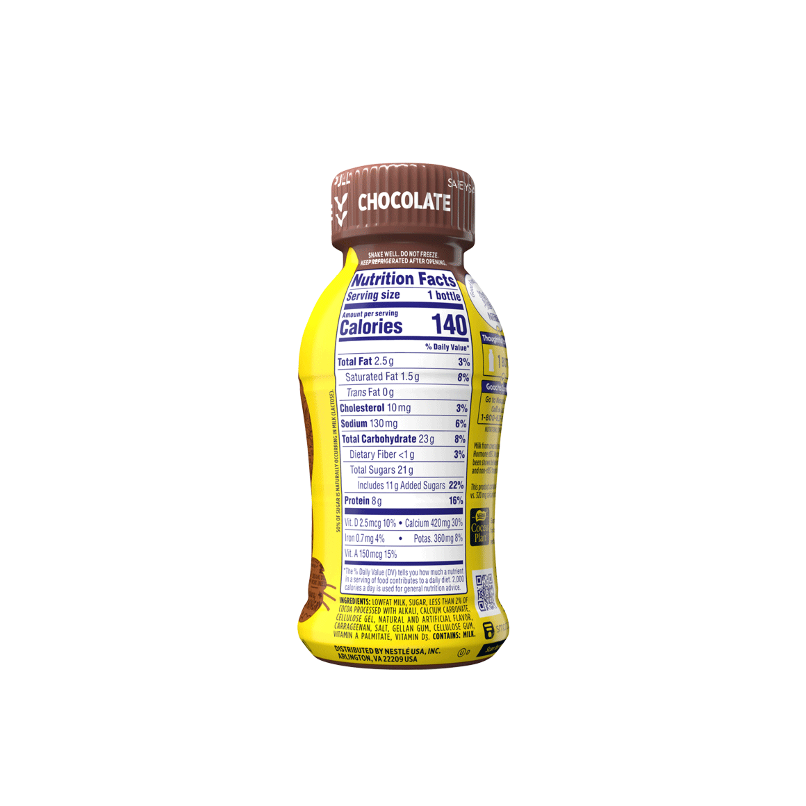 12 pack of 8 oz bottles of nesquik chocolate milk Image1