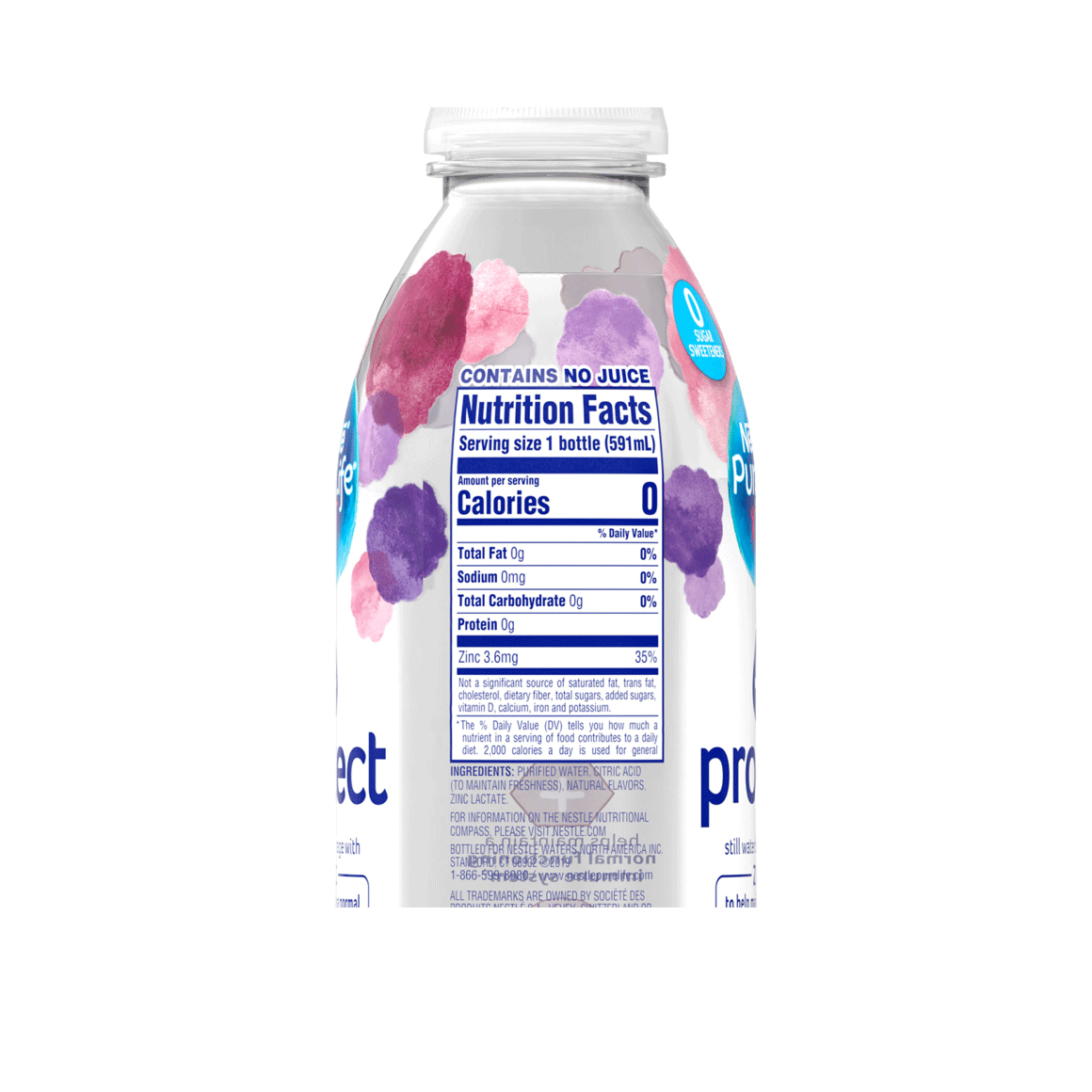 Nestlé®Pure Life®+ Protect Enhanced Flavored Water - Blackberry plus Zinc Image2