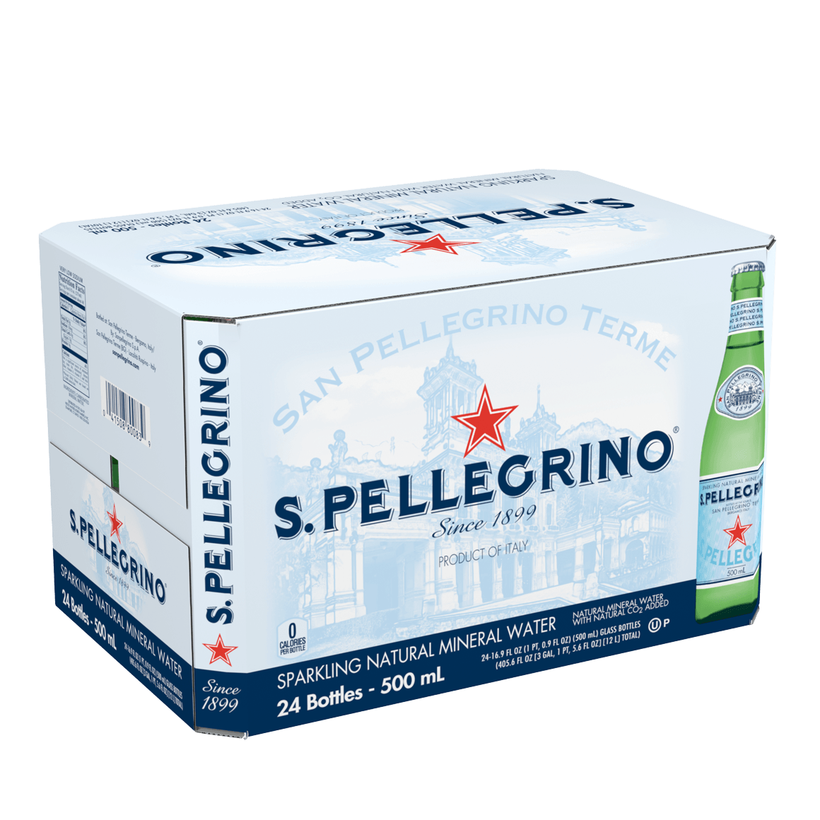 S.Pellegrino® Sparkling Natural Mineral Water - Glass Image2
