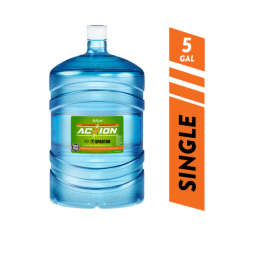 action ion charged alkaline water unflavored 5 gallon water jug