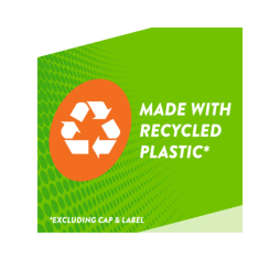 action water made with recycled plastic logo
