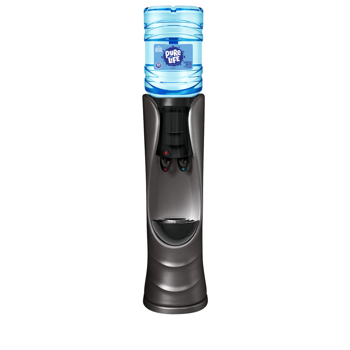 Cascade Hot & Cold Water Dispenser (No Spill) ES 2.0 - BUY ONLY - Silver