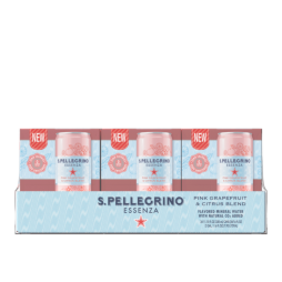 S.Pellegrino® Essenza™ Grapefruit & Citrus Sparkling Natural Mineral Water - Slim Cans
