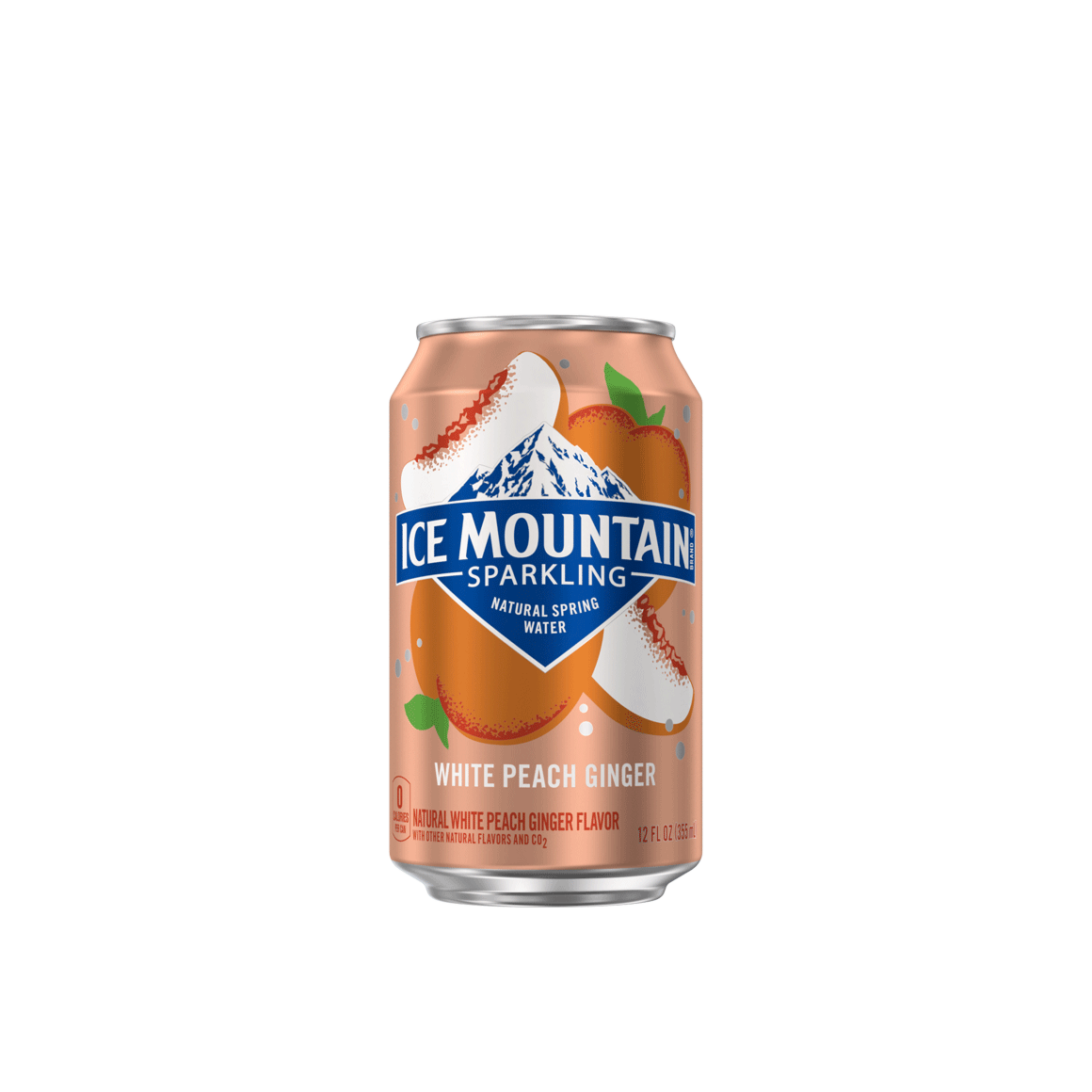 Ice Mountain® White Peach Ginger Sparkling Water Image2