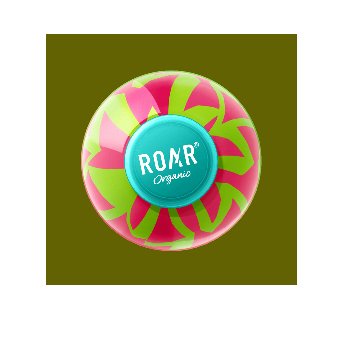 top view of a bottle of roar organic cucumber watermelon Image5