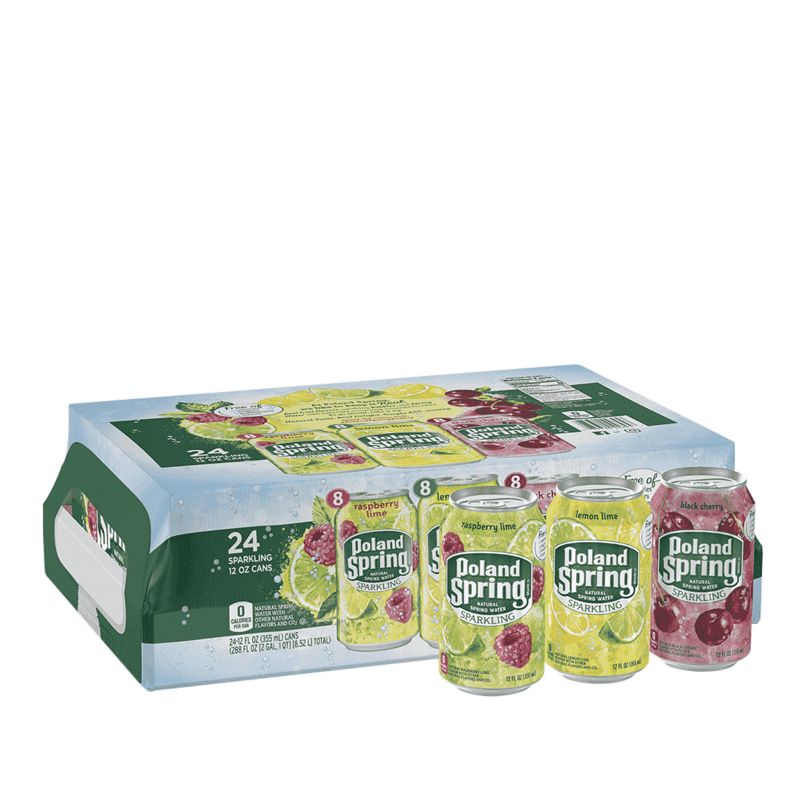 Poland Spring® Rainbow Flavored Sparkling Water Variety Pack