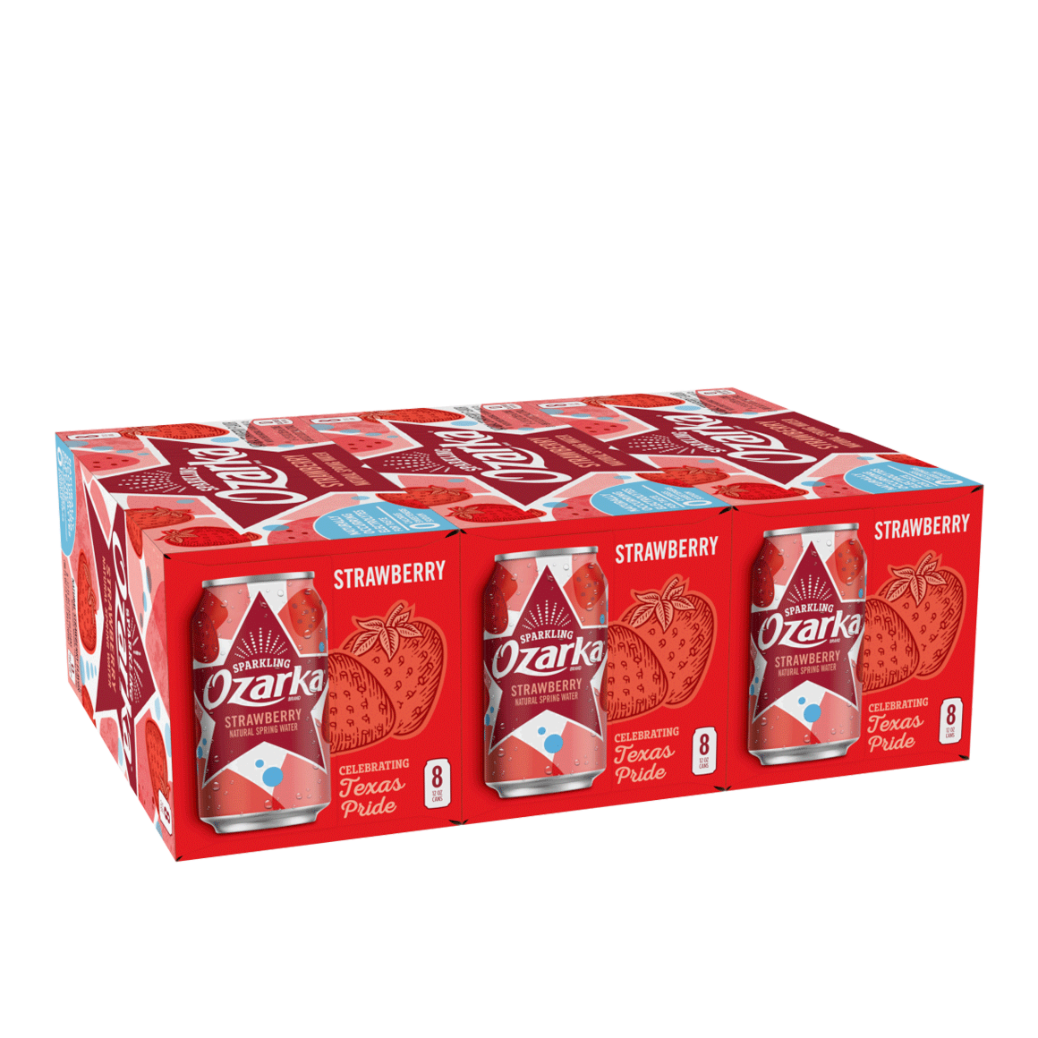 Ozarka® Summer Strawberry Sparkling Water Image1
