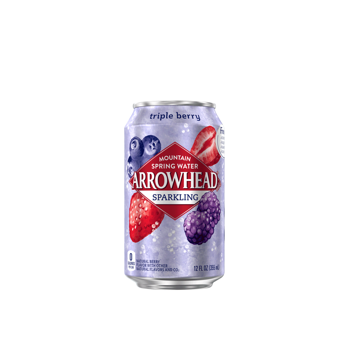 Arrowhead Triple Berry Sparkling Water 12 Oz Cans 24 Pack Readyrefresh