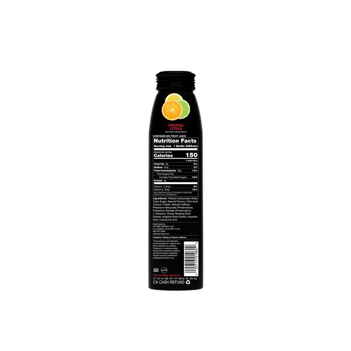UPTIME® Premium Energy - Original Citrus Cane Sugar Image2