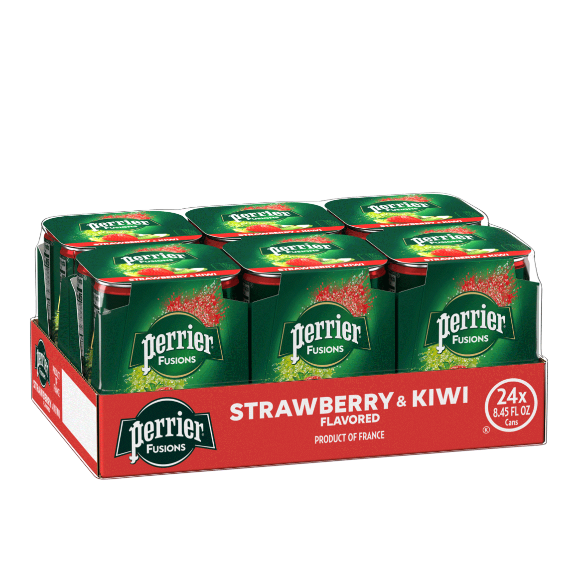 Perrier® Fusions Carbonated Mineral Water - Strawberry & Kiwi Image1