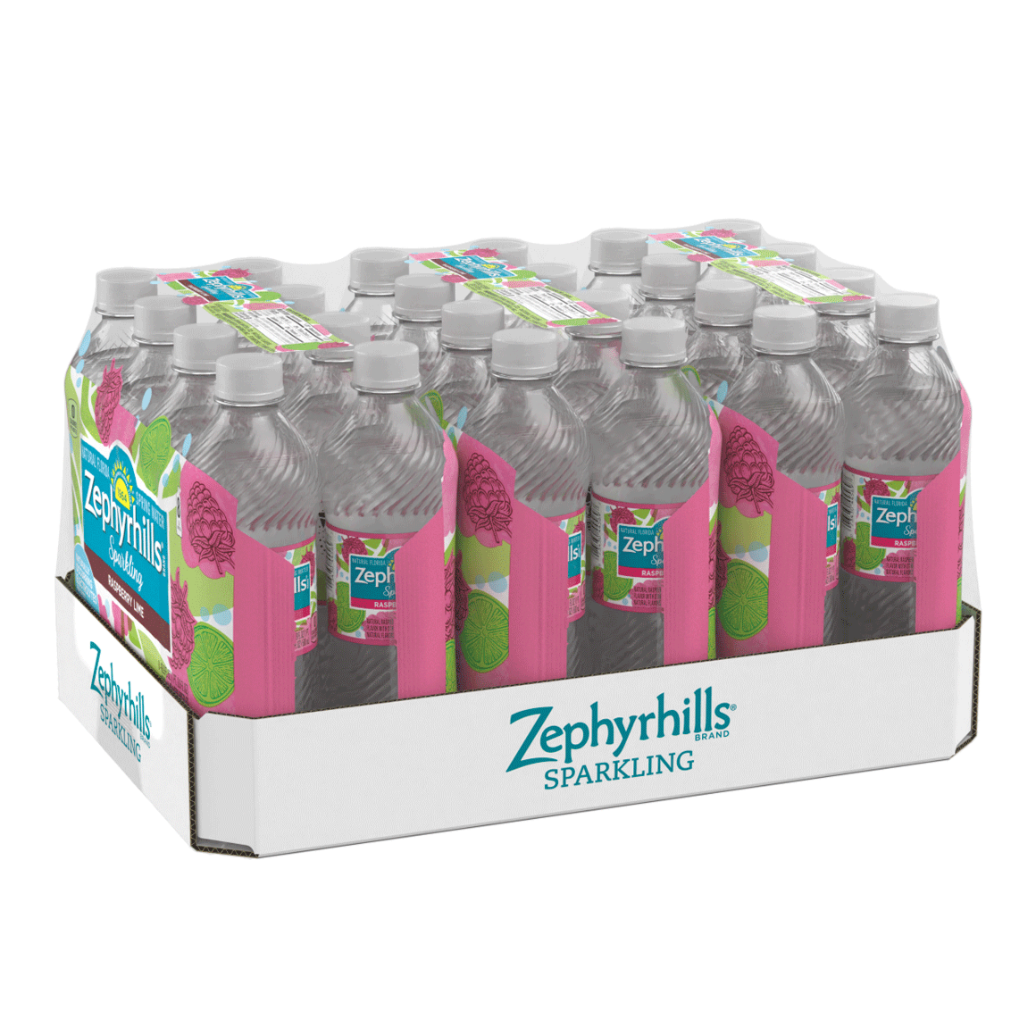 Zephyrhills® Raspberry Lime Sparkling Water Image1
