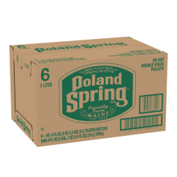 Poland Spring® Maine Spring Water 3 Liter (6 Pack)