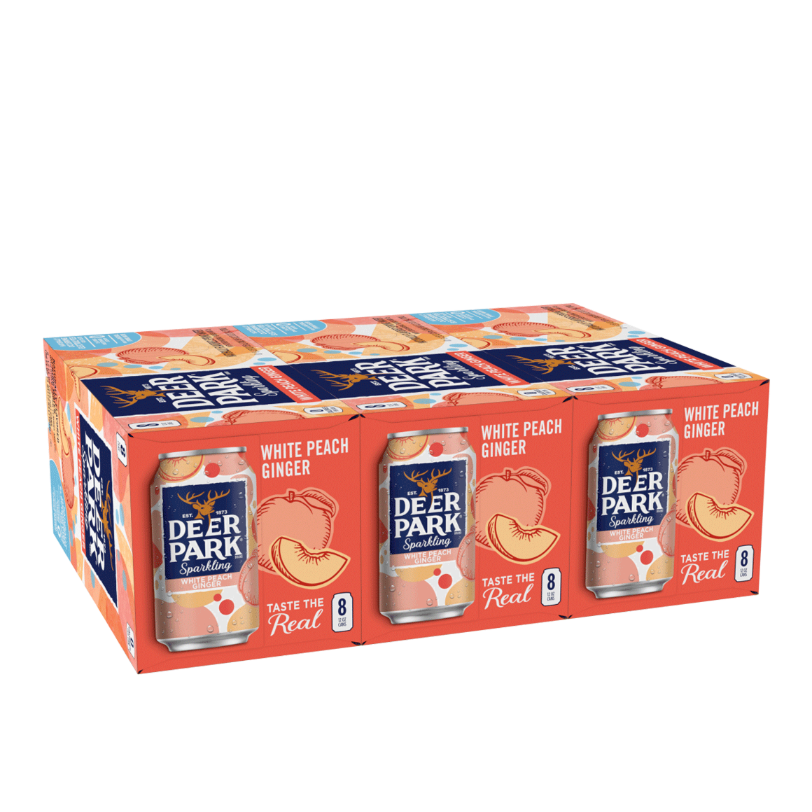 Deer Park® White Peach Ginger Sparkling Water Image1