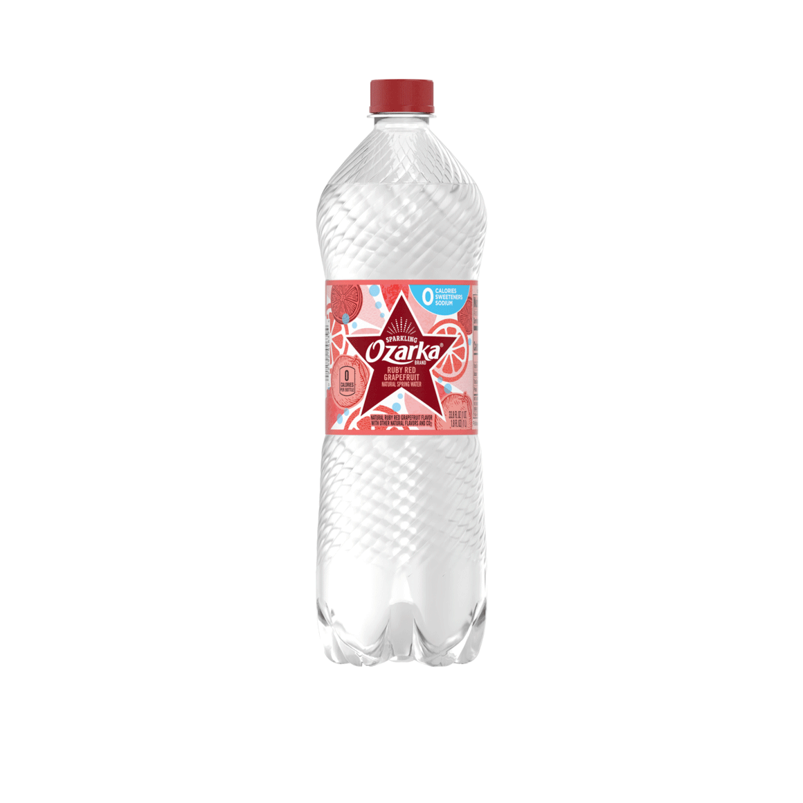 Ozarka® Brand Sparkling 100% Natural Spring Water - Ruby Red Grapefruit Image2