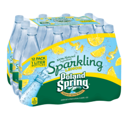 Poland Spring® Brand Sparkling 100% Natural Spring Water - Lemon Poland Spring® Brand Sparkling 100% Natural Spring Water - Lemon