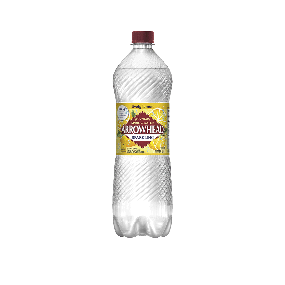 Arrowhead® Brand Sparkling 100% Mountain Spring Water - Lively Lemon Image2