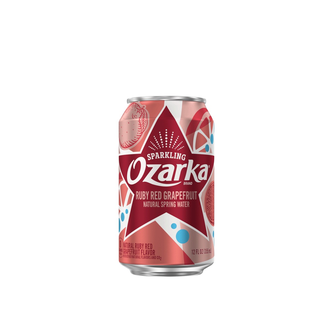 Ozarka® Ruby Red Grapefruit Sparkling Water Image2