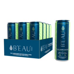 B'EAU™ Watermelon Citrus Flavored Collagen Water 12 Fl Oz Can (12 Pack)