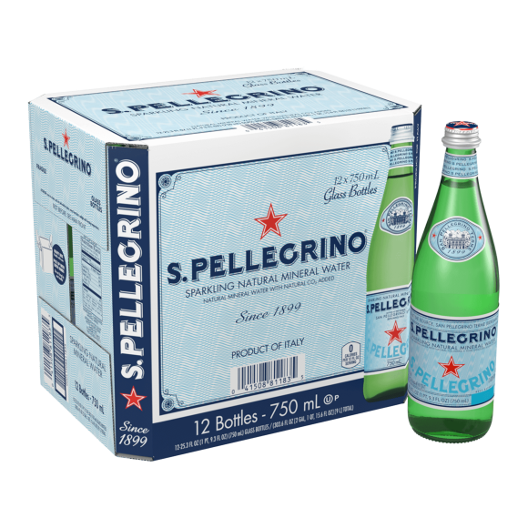 S.Pellegrino® Sparkling Natural Mineral Water - Glass