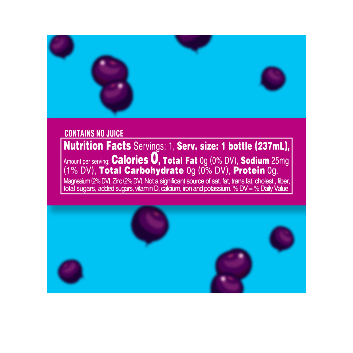 Splash Blast™ Acai Grape Flavored Water Beverage 8 Fl Oz Plastic Bottles (24 Pack) Image4