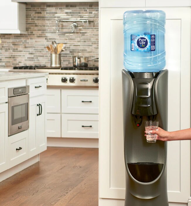 The Cascade Profile Gray Charcoal Water Dispenser | ReadyRefresh