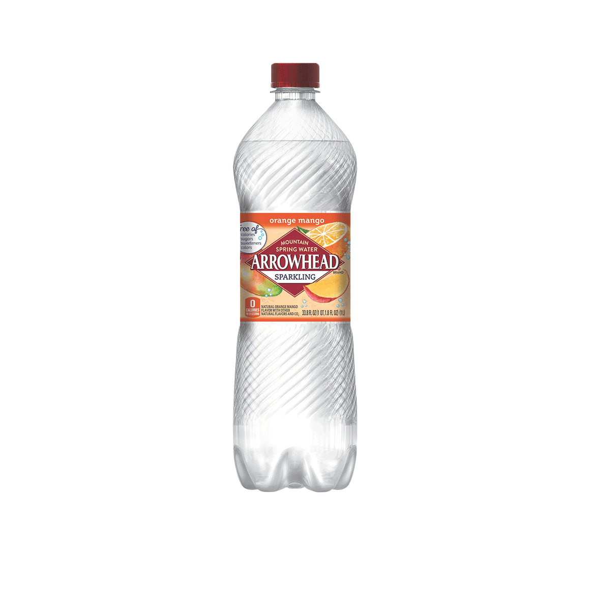 Arrowhead® Brand Sparkling 100% Mountain Spring Water - Orange Mango Image2
