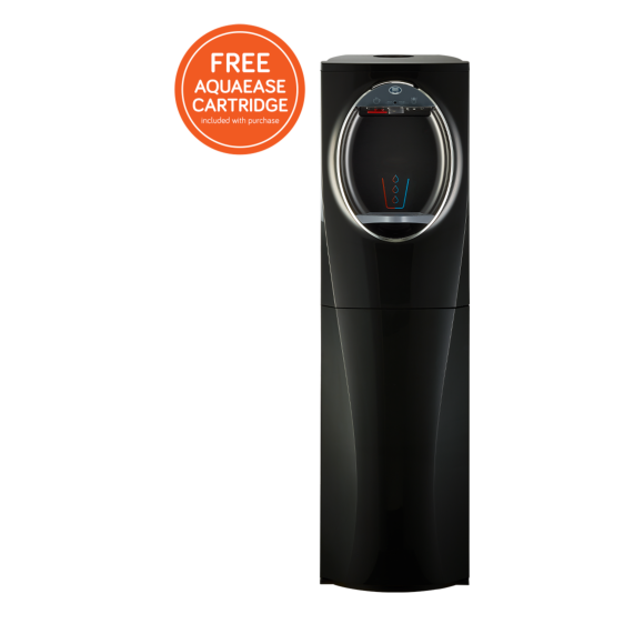 Lumina Hot & Cold Bottom Load Water Dispensers in Black ReadyRefresh